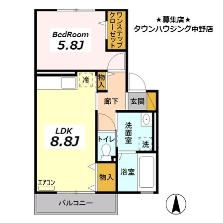ガーデンヴィラMIYABIの物件間取画像